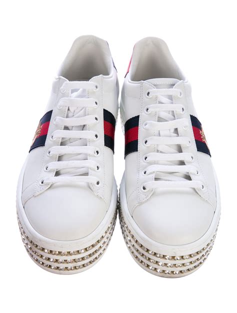 gucci sneakers with crystals